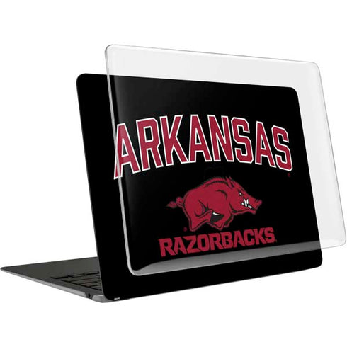 University of Arkansas-Fayetteville Razorbacks Black MacBook Air 15in (2023-2025) Case plus Skin